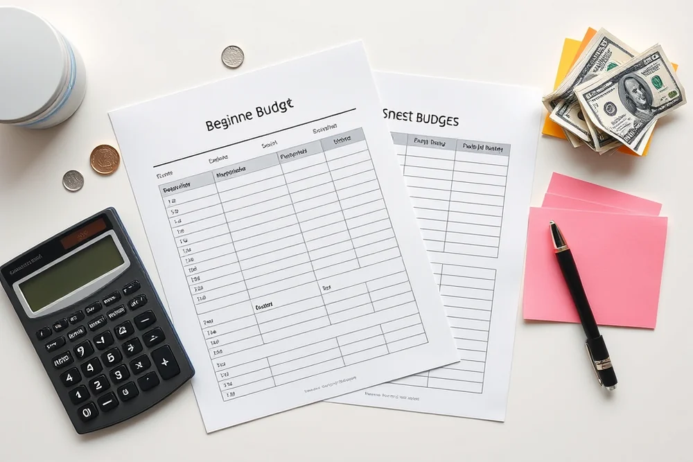 beginner budget printables — Beginner Budget Printables (the finished result)