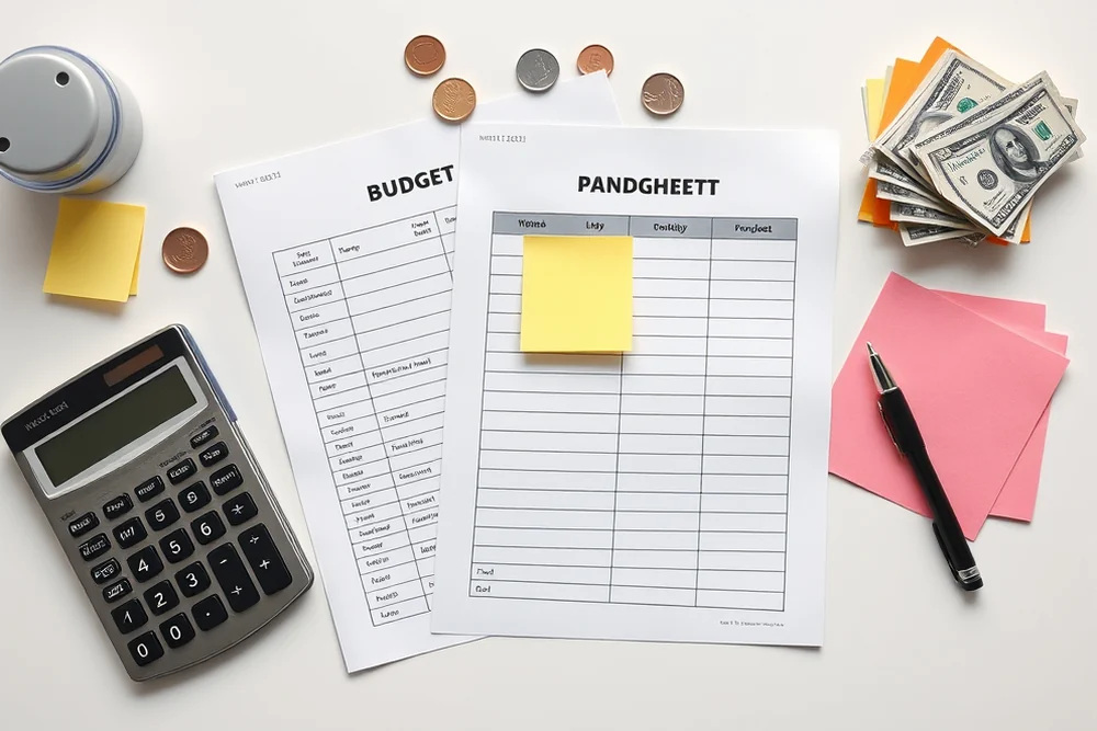 cheap budget printables — Cheap Budget Printables (the finished result)